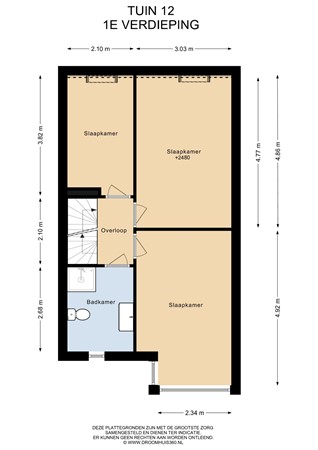 Floorplan - Tuin 12, 1431 LW Aalsmeer
